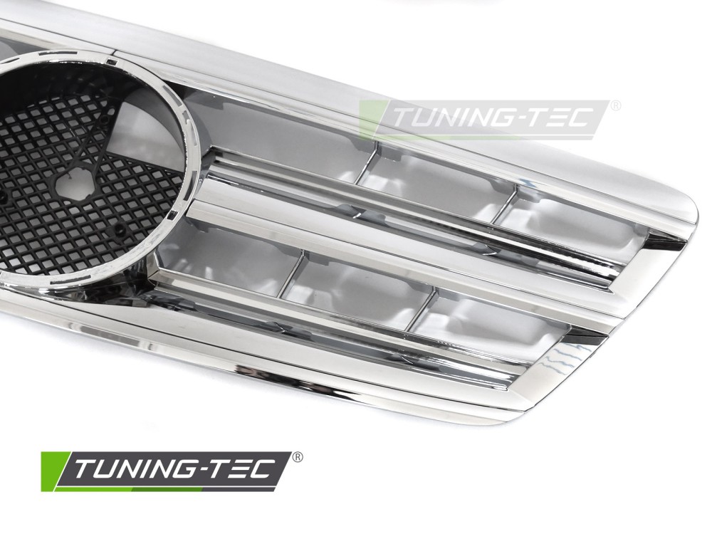 Front Grille Mercedes S-Class W220 02-05 CL Style Chrome – náhľad 3