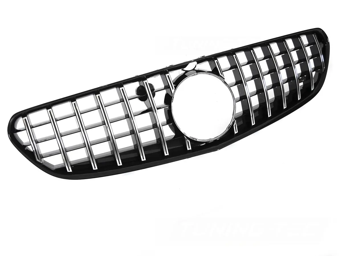 Front Grille Mercedes S-Class C217 / A217 14-20 GT Style Chrome-Black