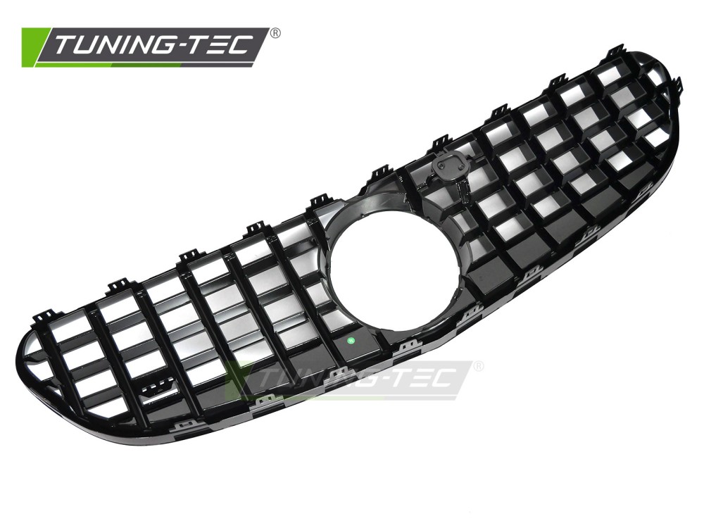 Front Grille Mercedes S-Class C217 / A217 14-20 GT Style Glossy Black – náhľad 4