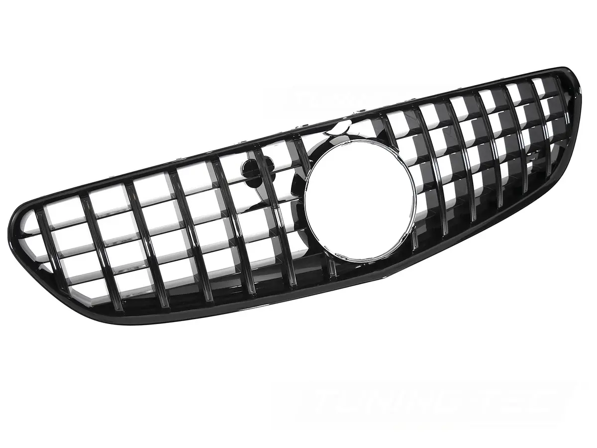 Front Grille Mercedes S-Class C217 / A217 14-20 GT Style Glossy Black