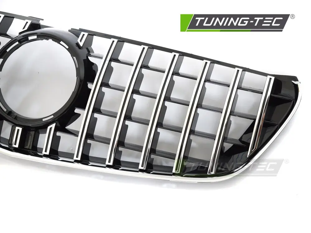 Front Grille Mercedes V-Class W447 14-19 GT Style Chrome Black – náhľad 3
