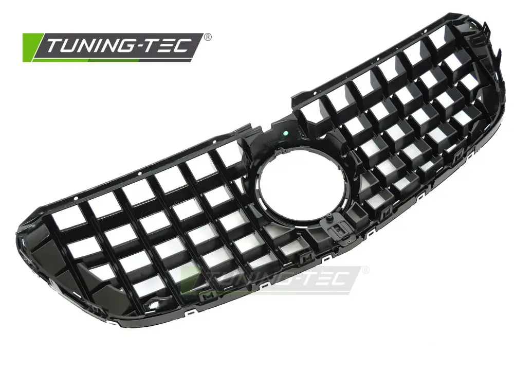 Front Grille Mercedes V-Class W447 14-19 GT Style Chrome Black – náhľad 4