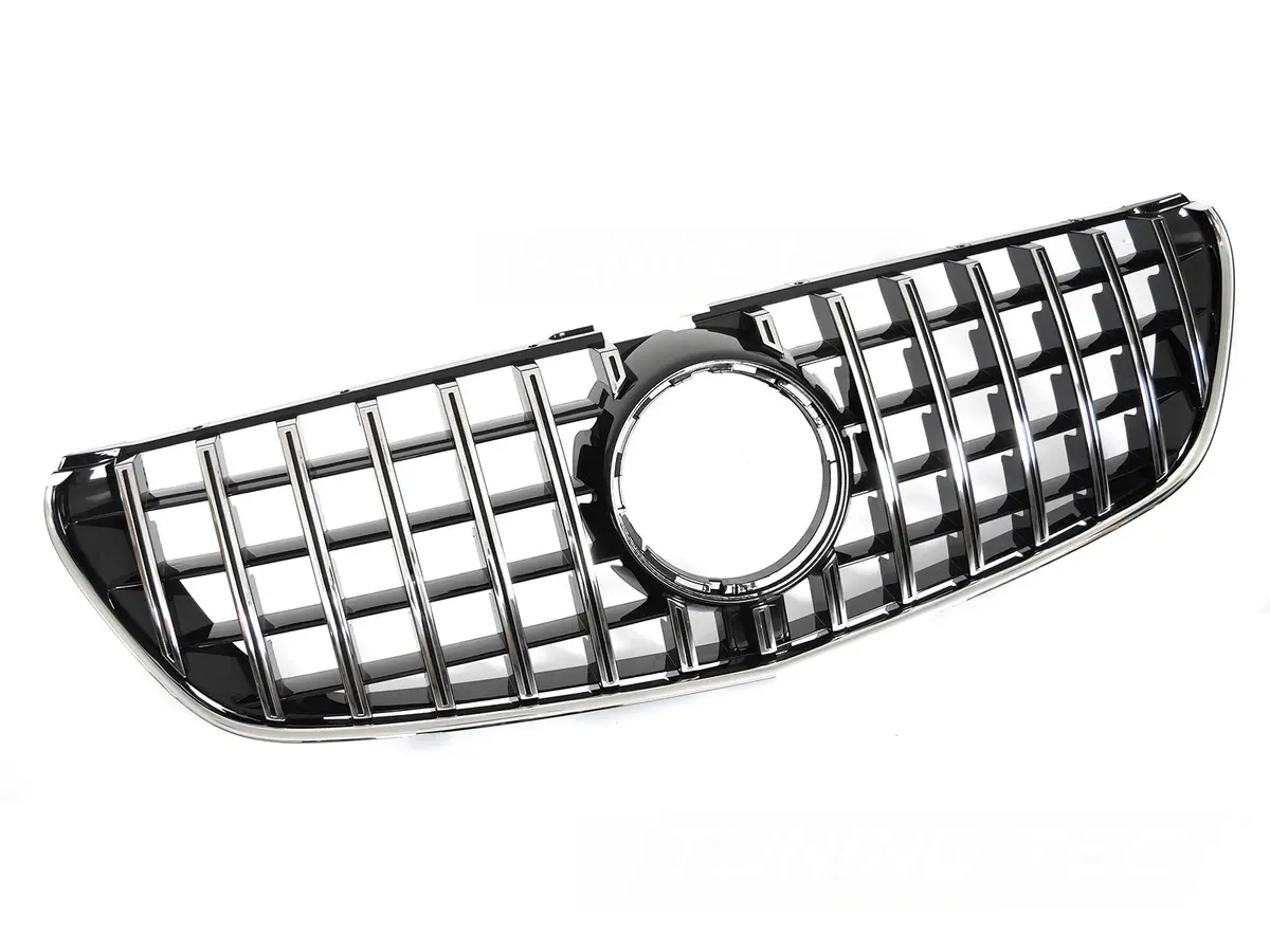 Front Grille Mercedes V-Class W447 14-19 GT Style Chrome Black