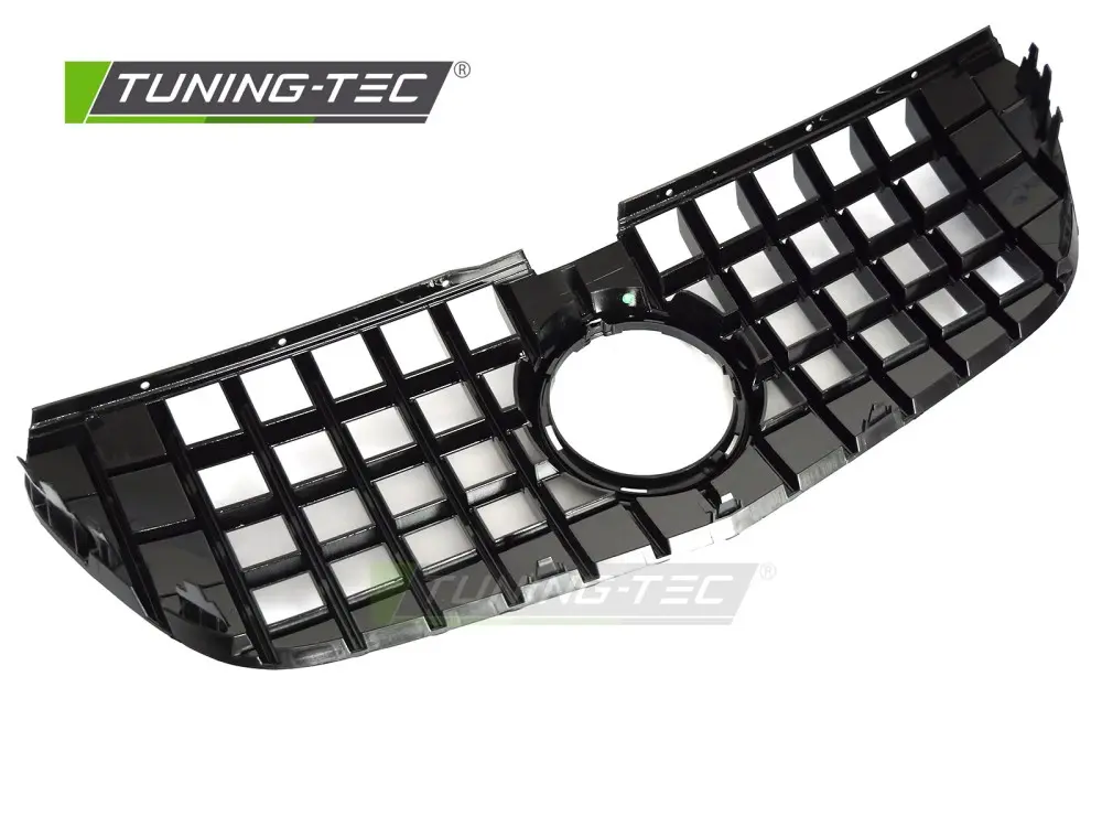 Front Grille Mercedes Vito W447 14-19 GT Style Glossy Black – náhľad 4