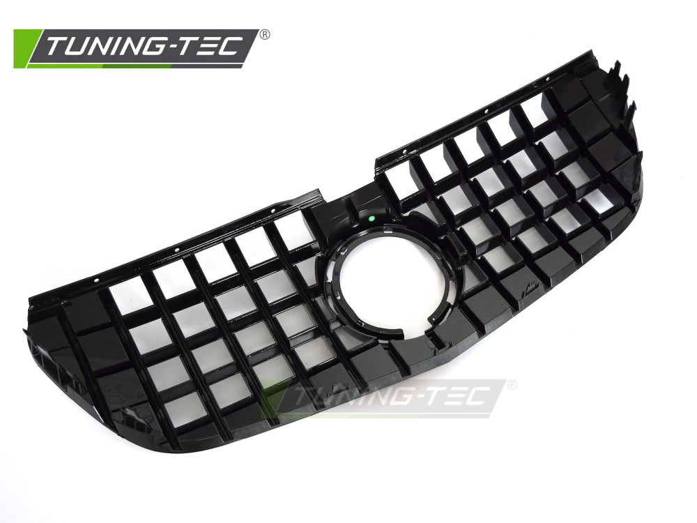 Front Grille Mercedes Vito W447 19-23 GT Style Glossy Black – náhľad 4