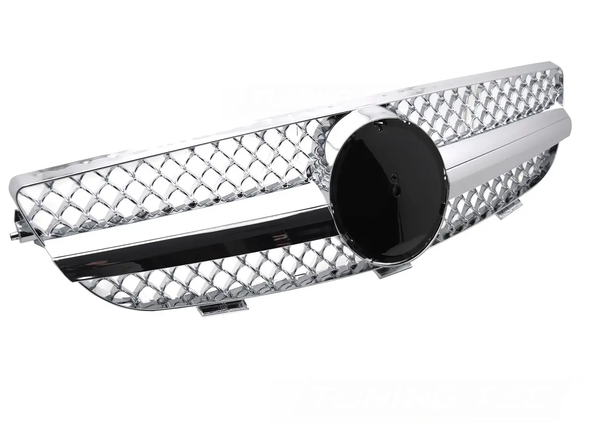 Front Grille Mercedes CLK W209 03-10 SL Style Chrome