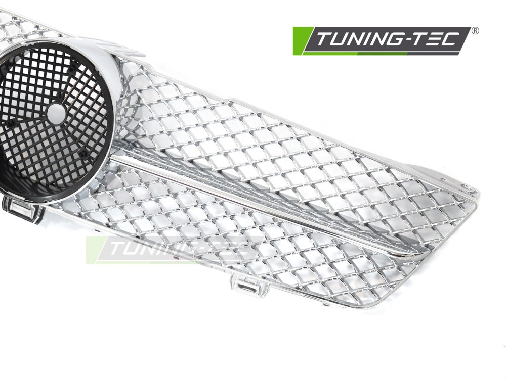 Front Grille Mercedes CLS C219 08-10 Sport Chrome – náhľad 3