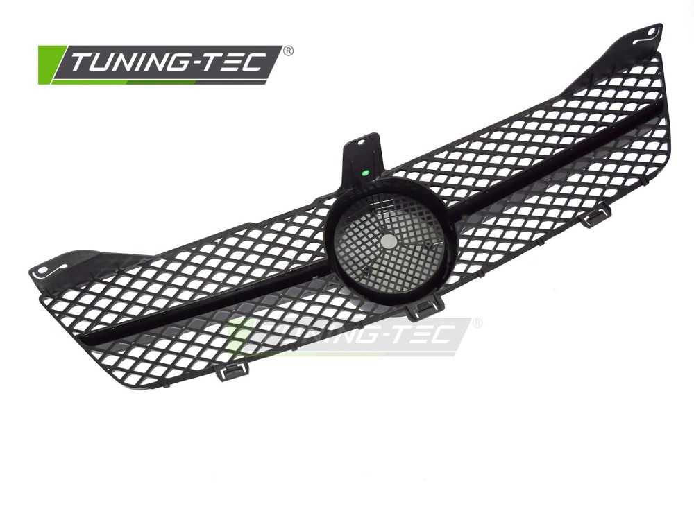 Front Grille Mercedes CLS C219 08-10 Sport Glossy Black – náhľad 4