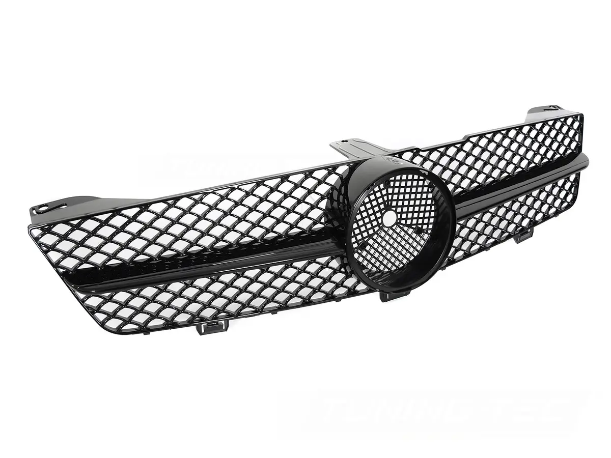 Front Grille Mercedes CLS C219 08-10 Sport Glossy Black