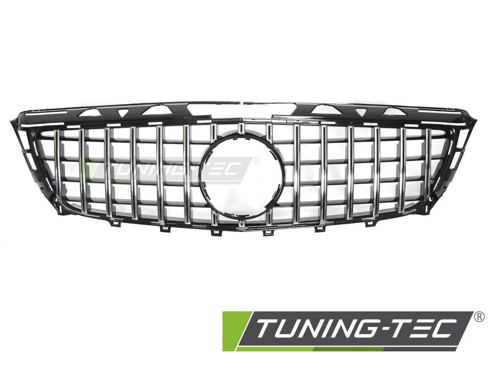Front Grille Mercedes CLS C218 11-14 GT Style Black Chrome – náhľad 2