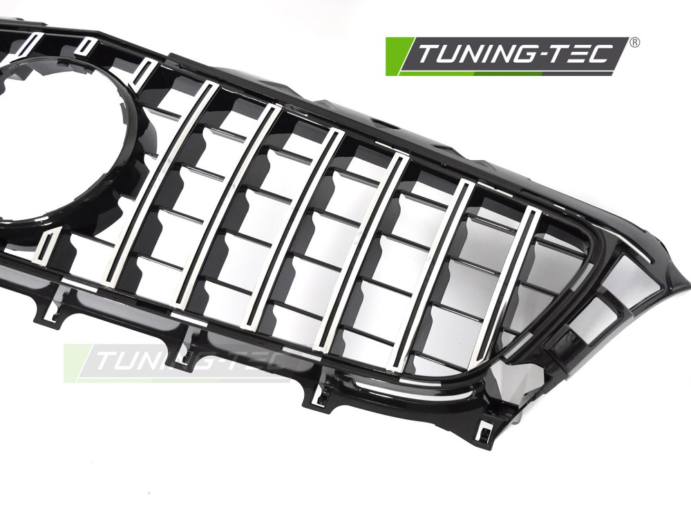 Front Grille Mercedes CLS C218 11-14 GT Style Black Chrome – náhľad 3