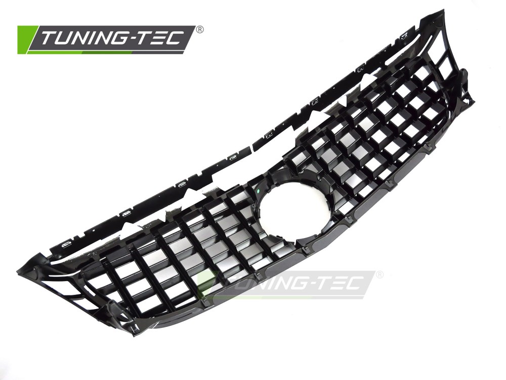Front Grille Mercedes CLS C218 11-14 GT Style Glossy Black – náhľad 4