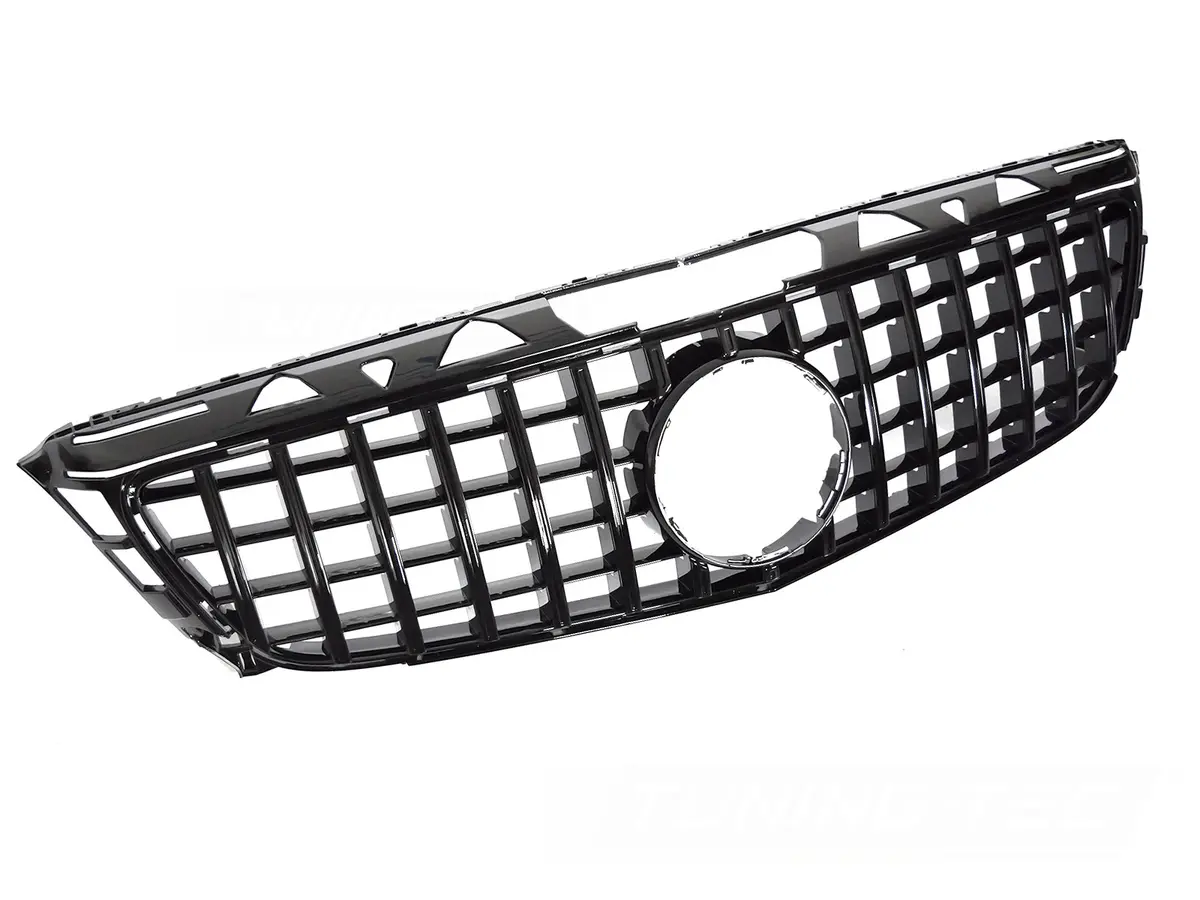 Front Grille Mercedes CLS C218 11-14 GT Style Glossy Black