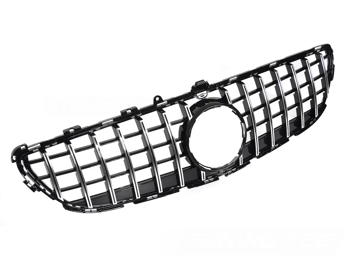 Front Grille Mercedes CLS C218 14-18 GT Style Black Chrome