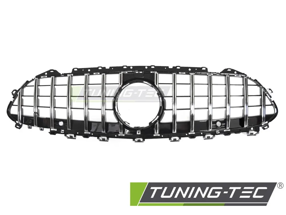 Front Grille Mercedes CLS C257 18-23 GT Style Black Chrome – náhľad 2