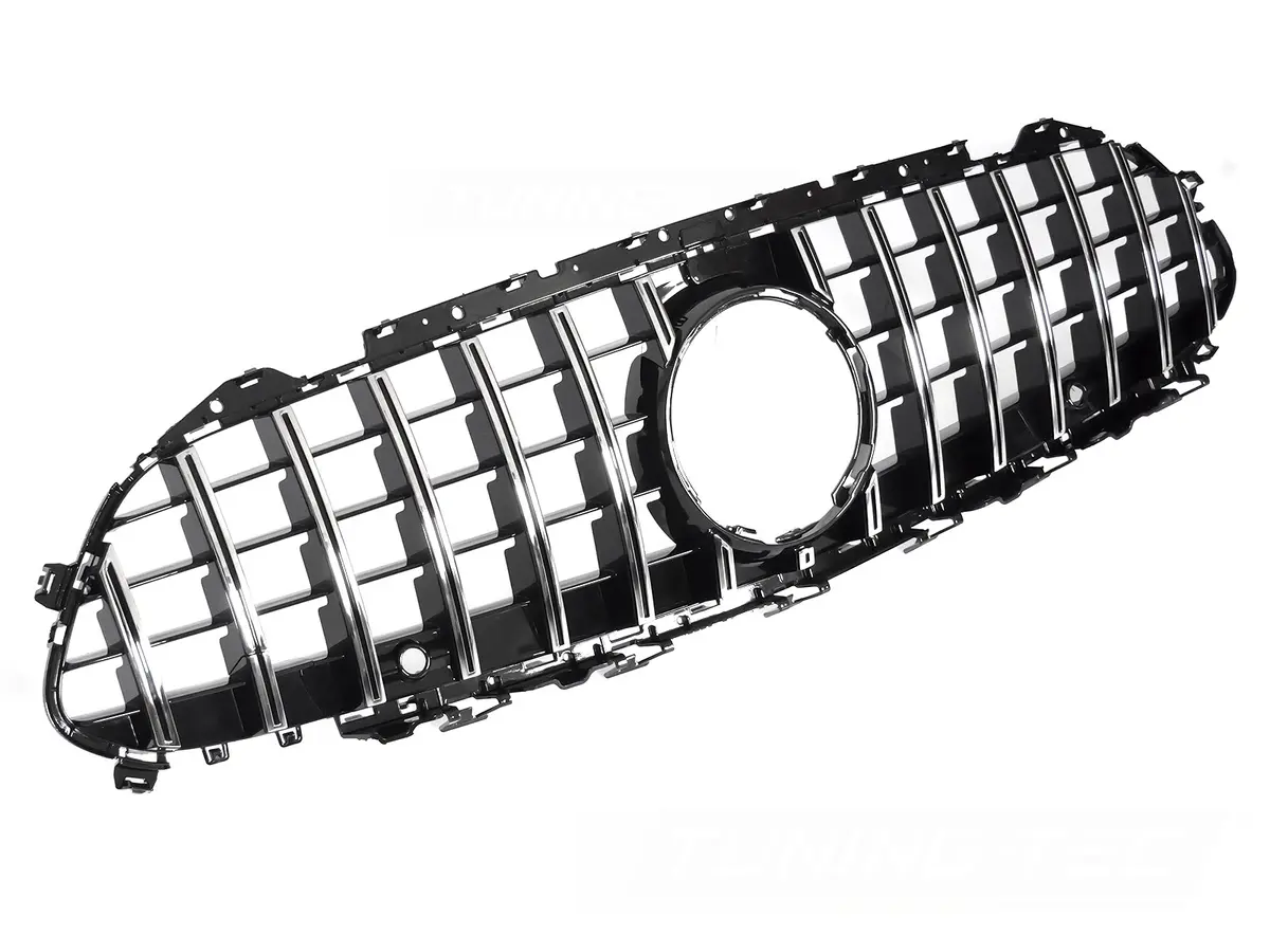 Front Grille Mercedes CLS C257 18-23 GT Style Black Chrome
