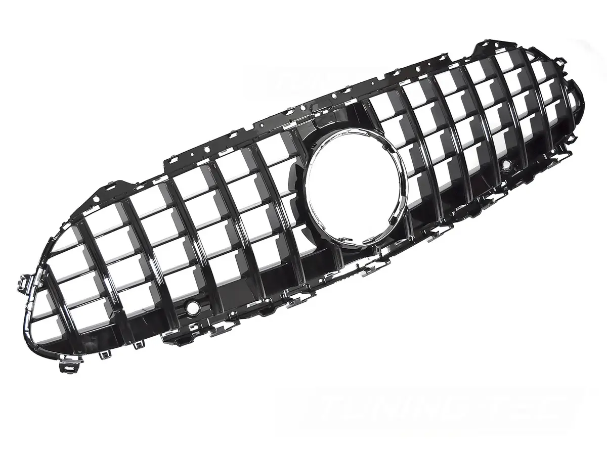 Front Grille Mercedes CLS C257 18-23 GT Style Glossy Black PDC
