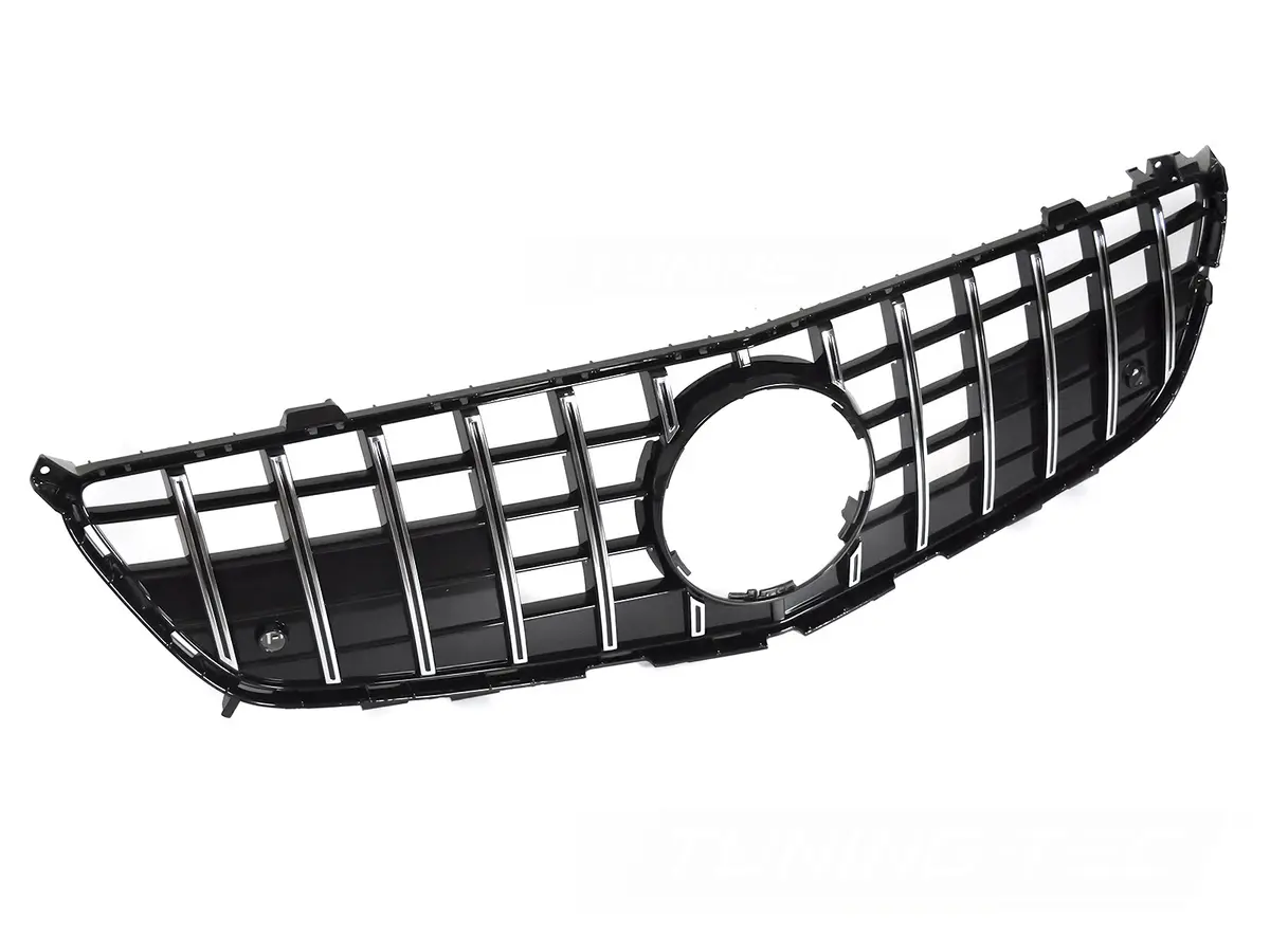 Front Grille Mercedes SL R231 11-16 GT Style Black Chrome