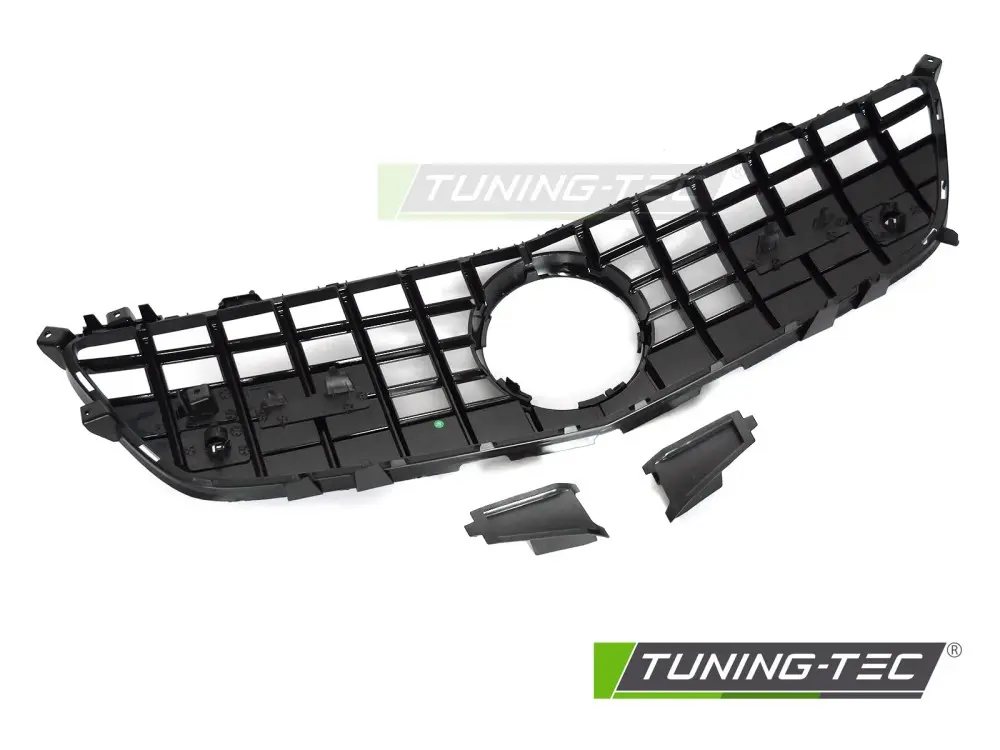 Front Grille Mercedes SL R231 11-16 GT Style Glossy Black PDC – náhľad 4