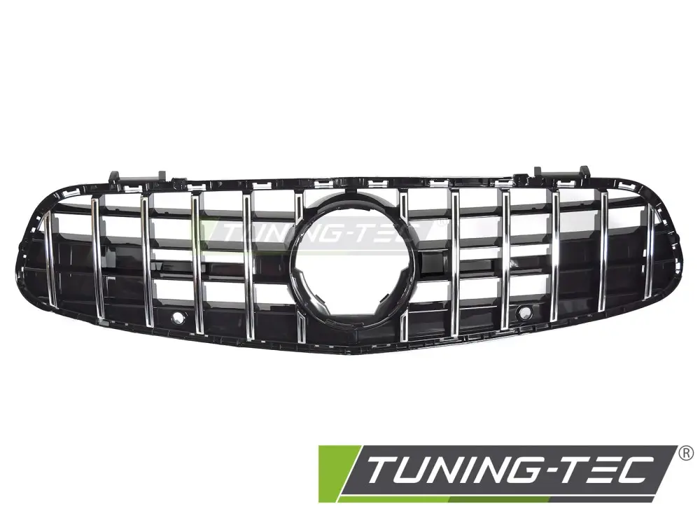 Front Grille Mercedes SL R231 16-20 GT Style Black-Chrome PDC – náhľad 2