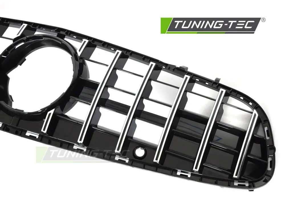 Front Grille Mercedes SL R231 16-20 GT Style Black-Chrome PDC – náhľad 3