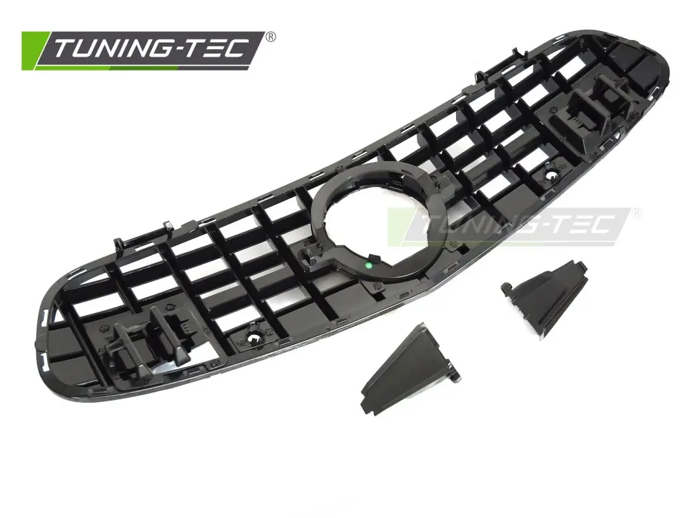 Front Grille Mercedes SL R231 16-20 GT Style Black-Chrome PDC – náhľad 4