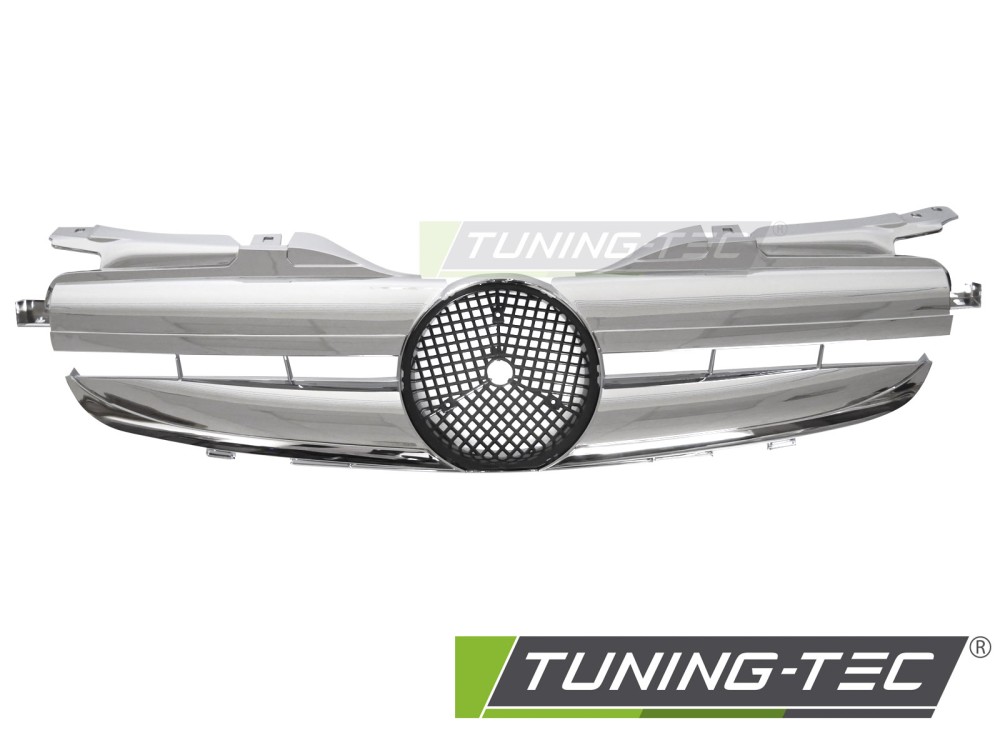 Front Grille Mercedes SLK R170 96-04 Sport CL Style Chrome – náhľad 2