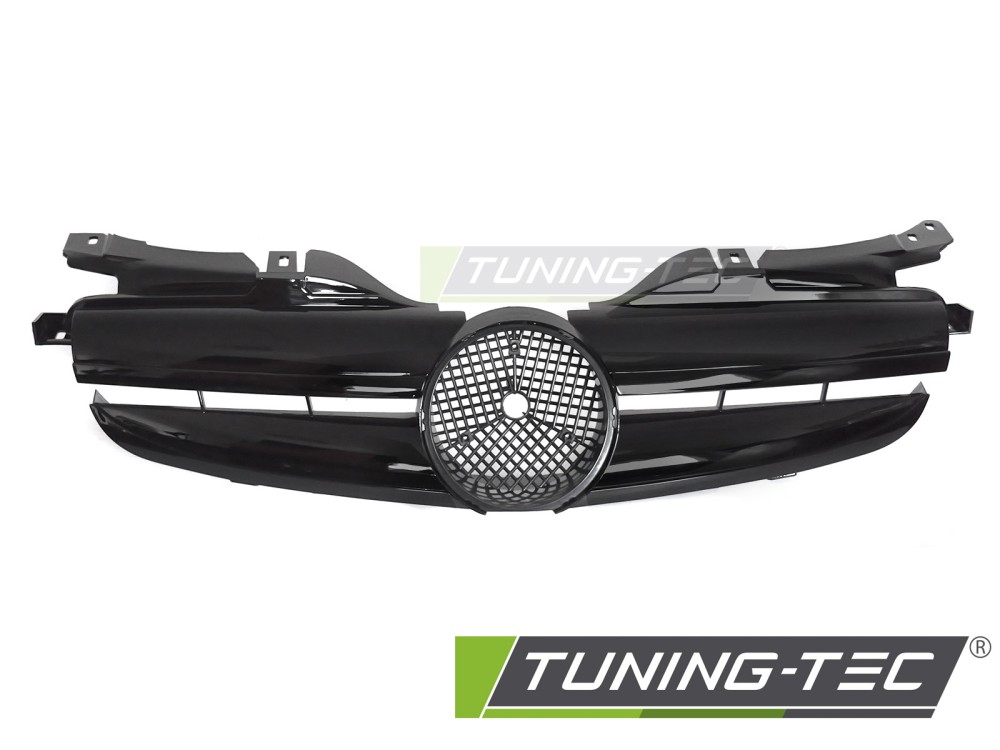 Front Grille Mercedes SLK R170 96-04 Sport Glossy Black – náhľad 2