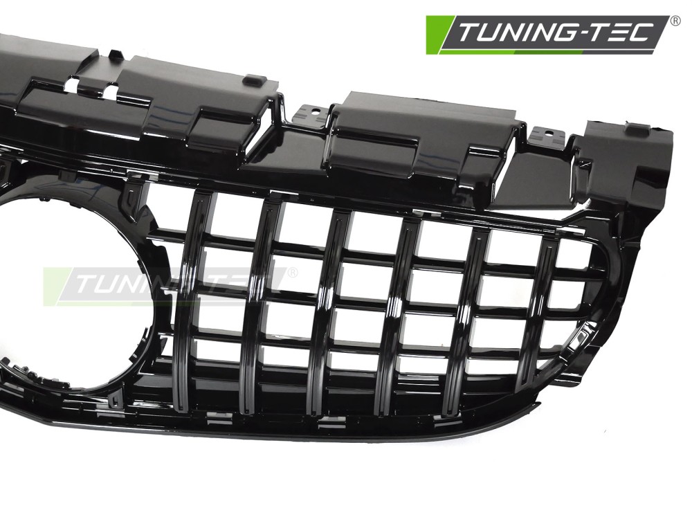 Front Grille Mercedes SLK R172 15-20 GT Style Glossy Black – náhľad 3