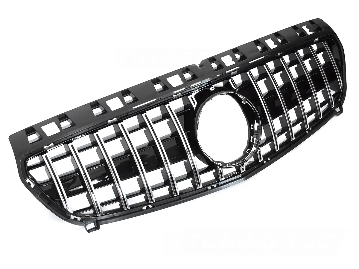 Front Grille Mercedes A-Class W176 12-15 GT Style Black Chrome