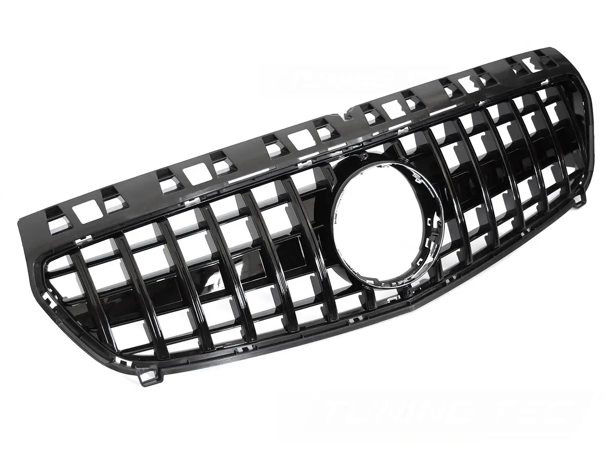 Front Grille Mercedes A-Class W176 12-15 GT Style Glossy Black