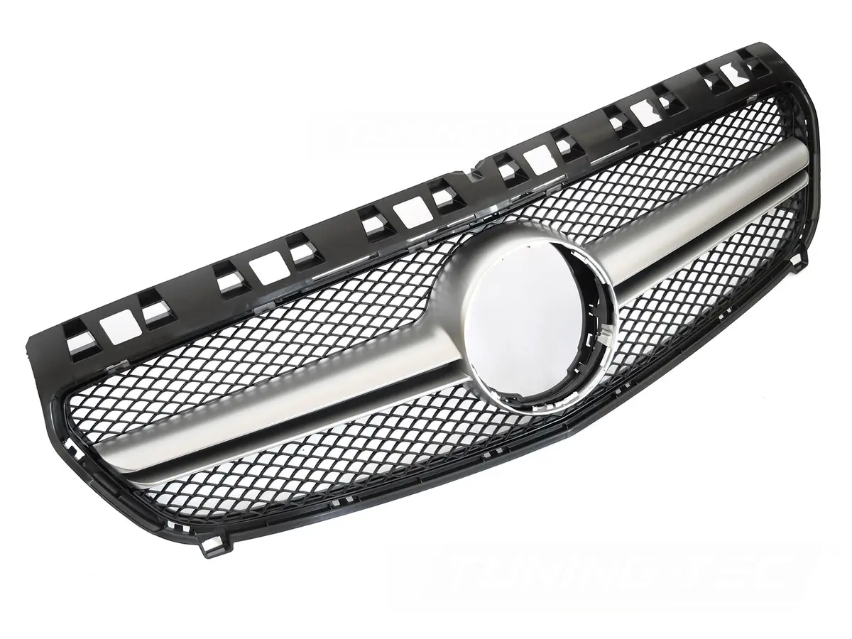Front Grille Mercedes A-Class W176 12-15 Silver