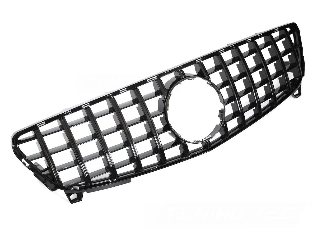 Front Grille Mercedes A-Class W176 15-18 GT Style Glossy Black