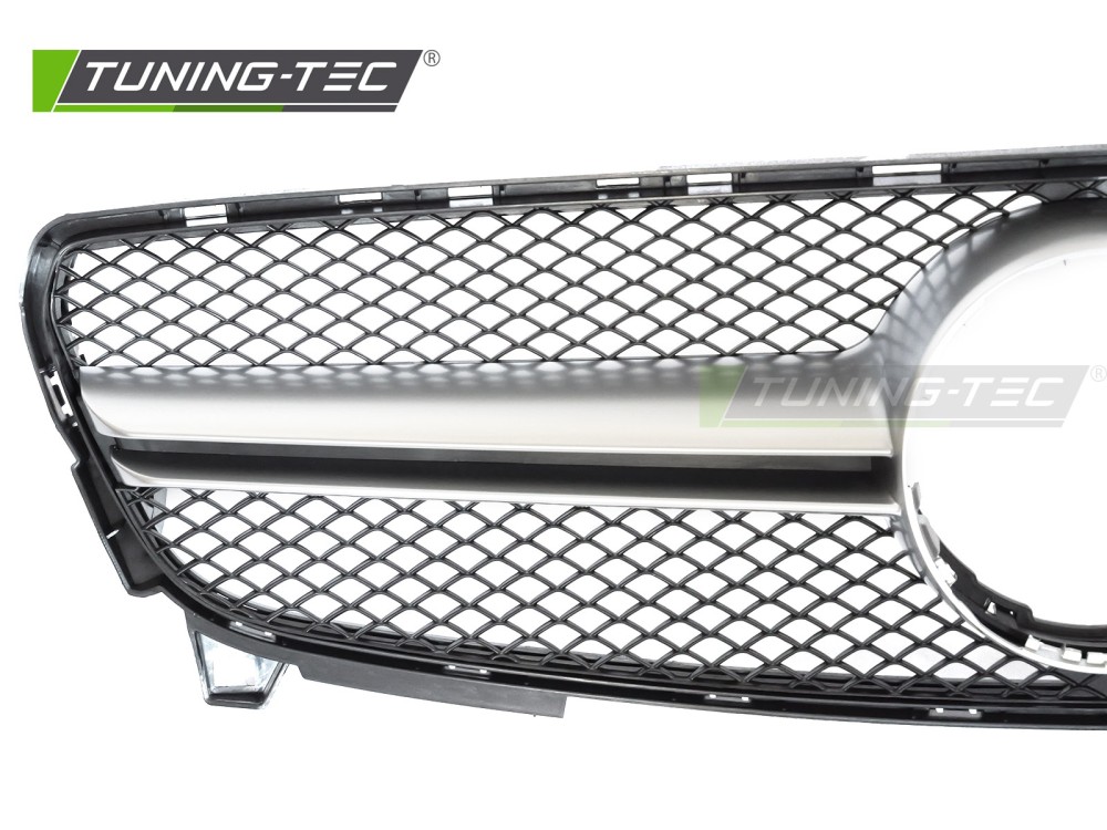 Front Grille Mercedes A-Class W176 15-18 Silver – náhľad 3