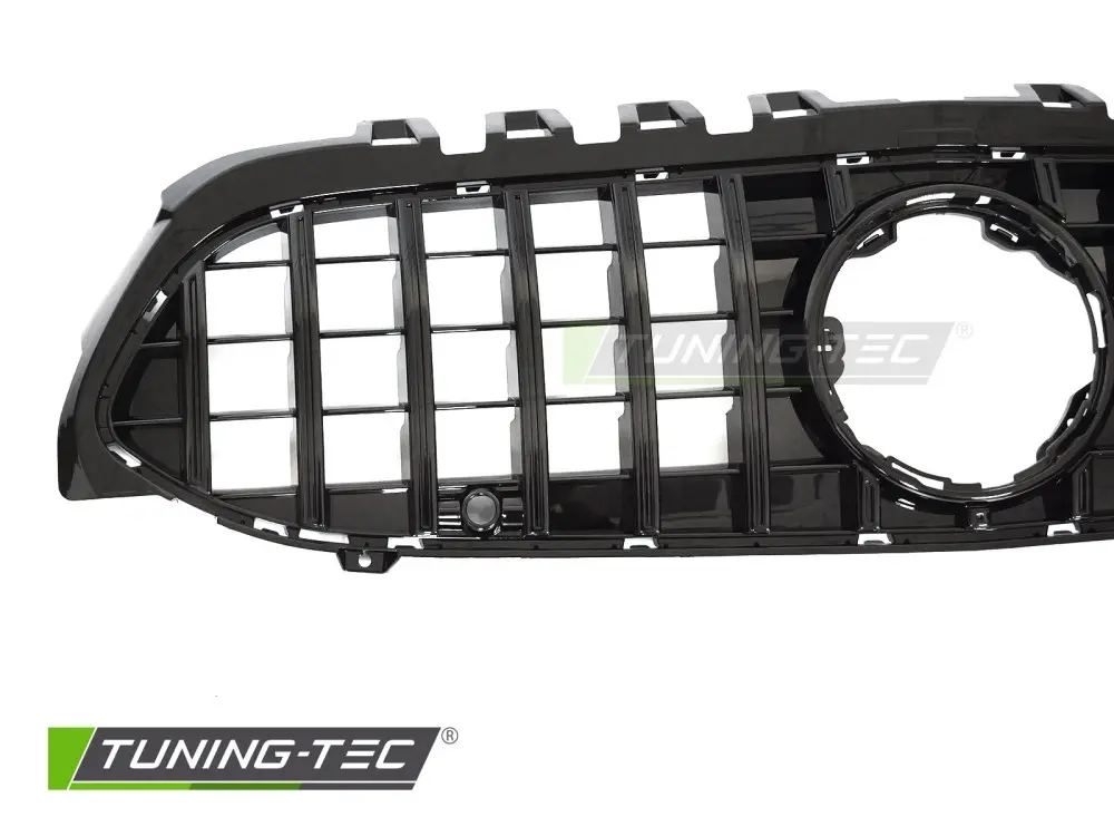 Front Grille Mercedes A-Class W177 18-22 GT Style Glossy Black – náhľad 3
