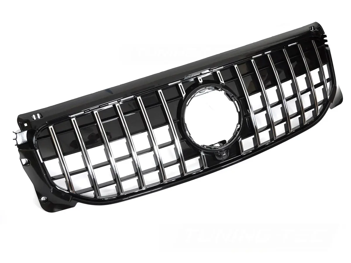 Front Grille Mercedes GLB X247 19-23 GT Style Black Chrome