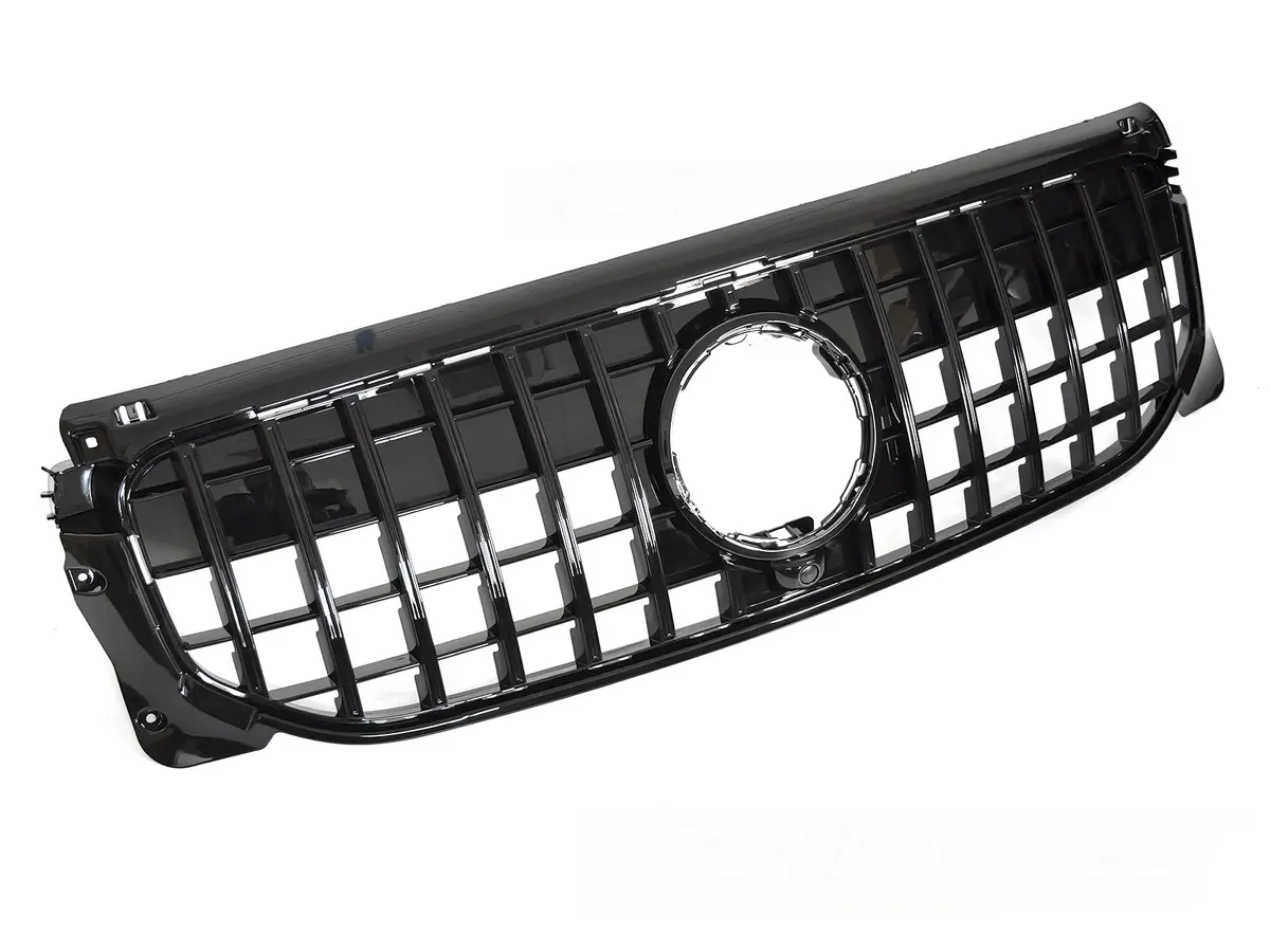 Front Grille Mercedes GLB X247 19-23 GT Style Glossy Black