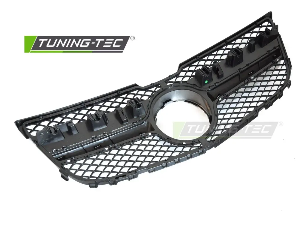 Front Grille Mercedes GLK X204 13-15 GT Style Silver-Chrome – náhľad 4