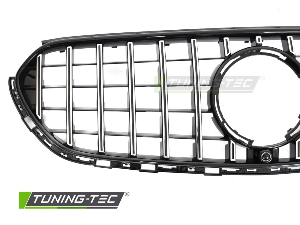 Front Grille Mercedes GLC X254 22- GT Style Black Chrome – náhľad 3