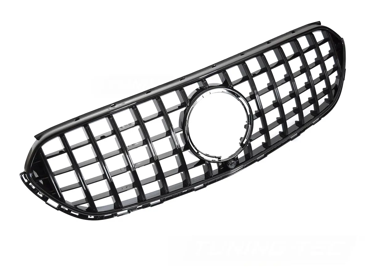 Front Grille Mercedes GLC X254 22- Sport GT Style Glossy Black