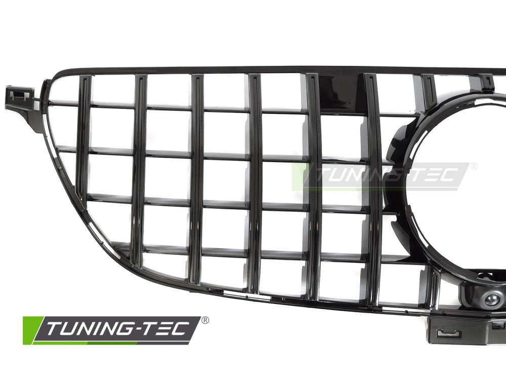 Front Grille Mercedes GLE C292 Coupe 15-19 GT Style Glossy Black – náhľad 3