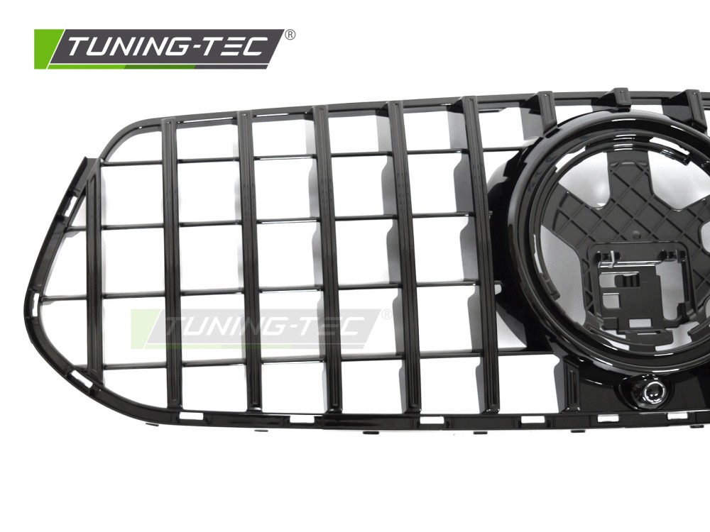 Front Grille Mercedes GLE V167 / C167 23-26 Sport Glossy Black – náhľad 3