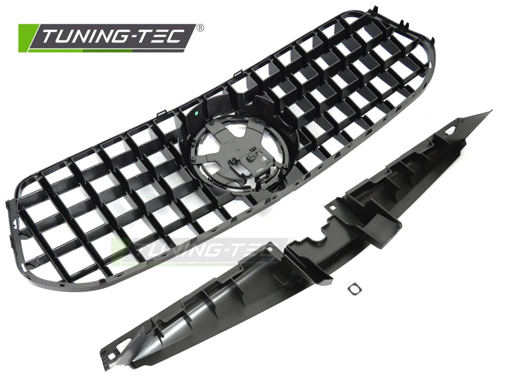 Front Grille Mercedes GLE V167 / C167 23-26 Sport Glossy Black – náhľad 4