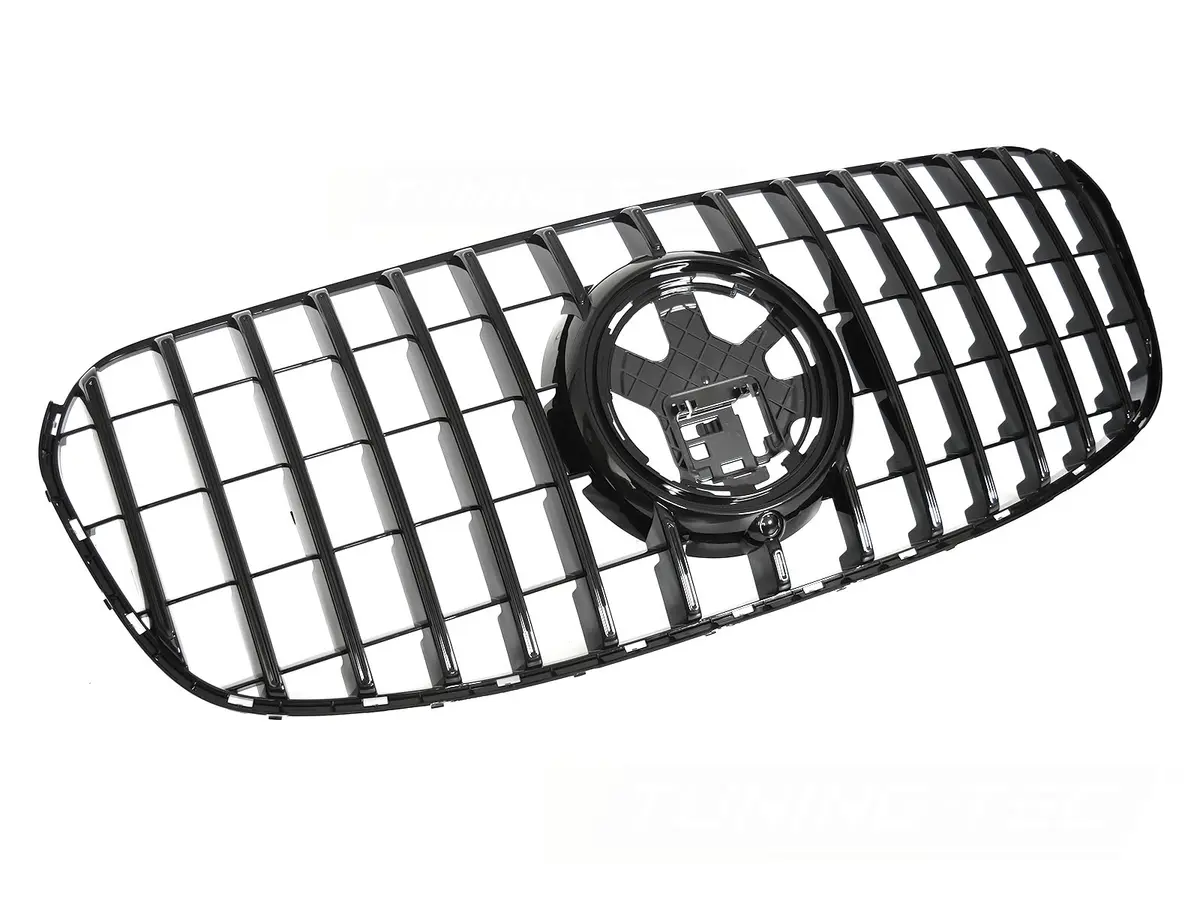 Front Grille Mercedes GLS X167 23- GT Style Glossy Black