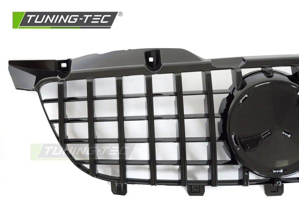 Front Grille Mercedes Sprinter W906 09-13 GT Style Glossy Black – náhľad 3
