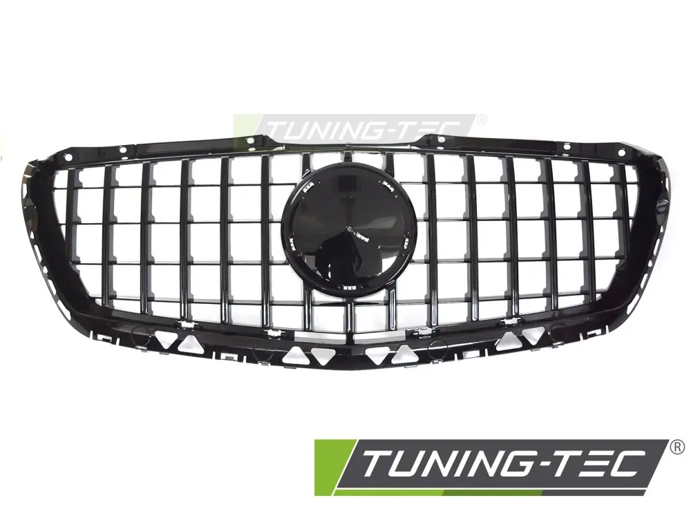 Front Grille Mercedes Sprinter W906 13-18 Sport Glossy Black – náhľad 2