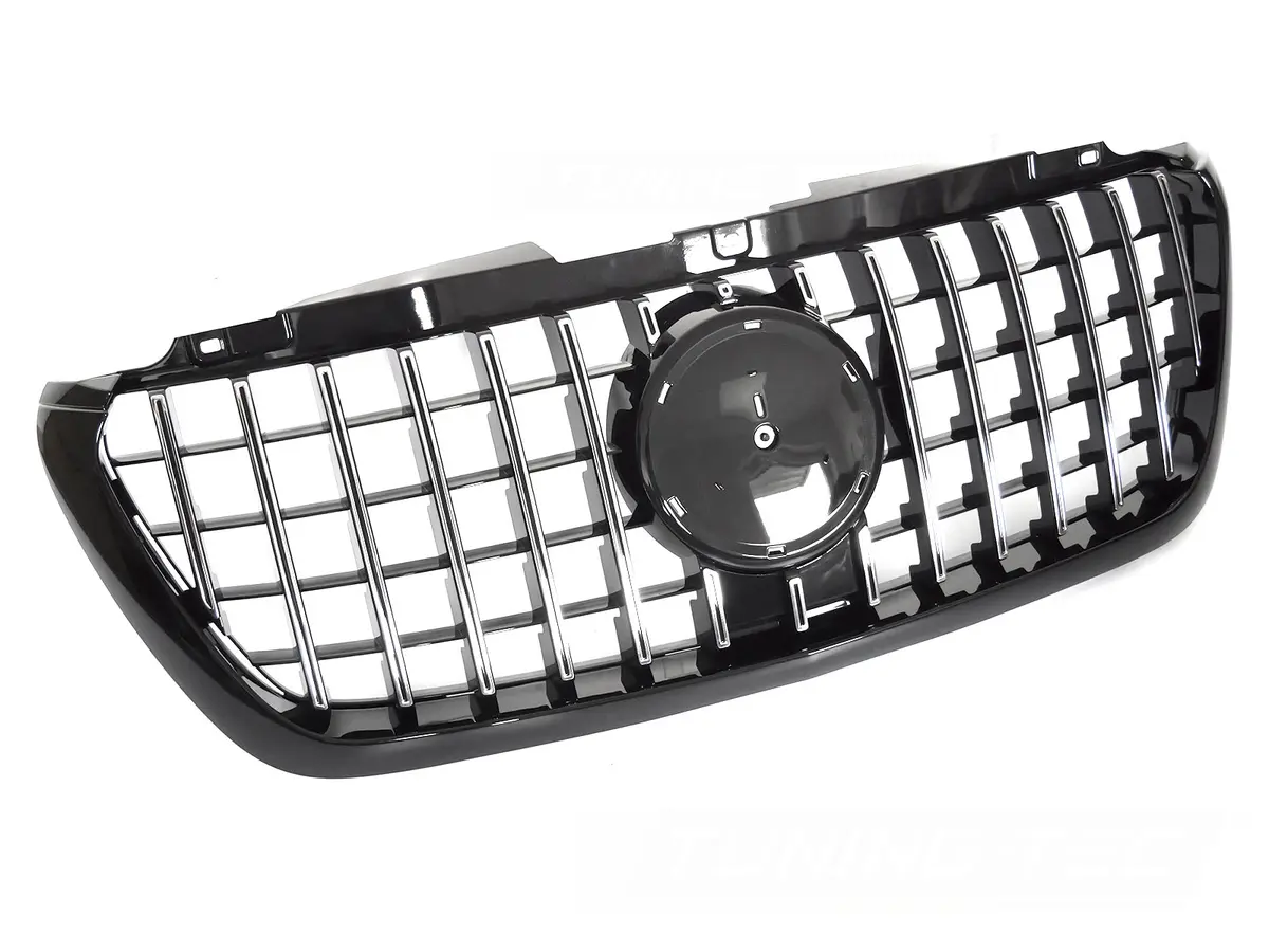 Front Grille Mercedes Sprinter W907 18-22 GT Style Black Chrome