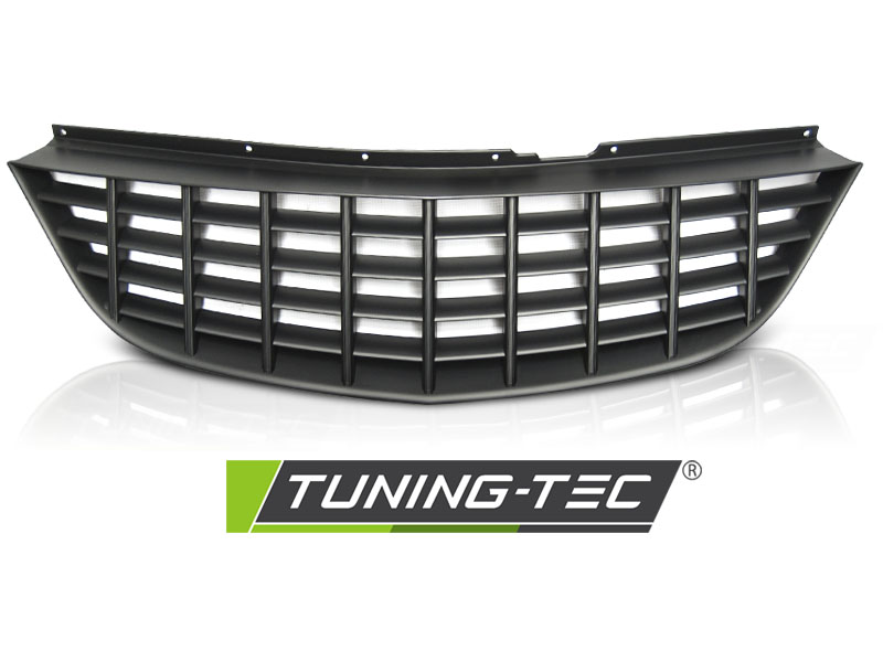Front Grille Opel Corsa D 06-10 Matt Black – náhľad 2