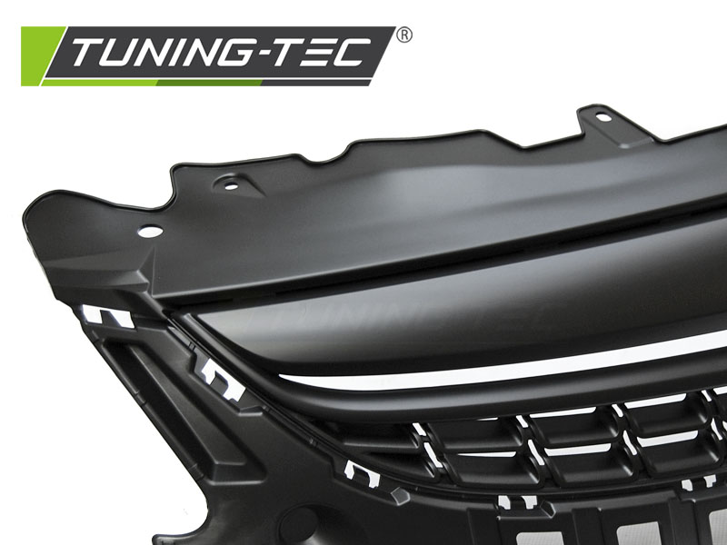 Front Grille Opel Corsa D 11-14 Matt Black – náhľad 3