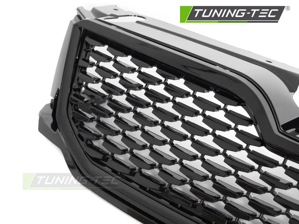 Front Grille Škoda Octavia III 12-16 Sport Style Glossy Black – náhľad 3